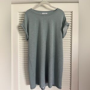 Calvin Klein t shirt dress,heathered sage green